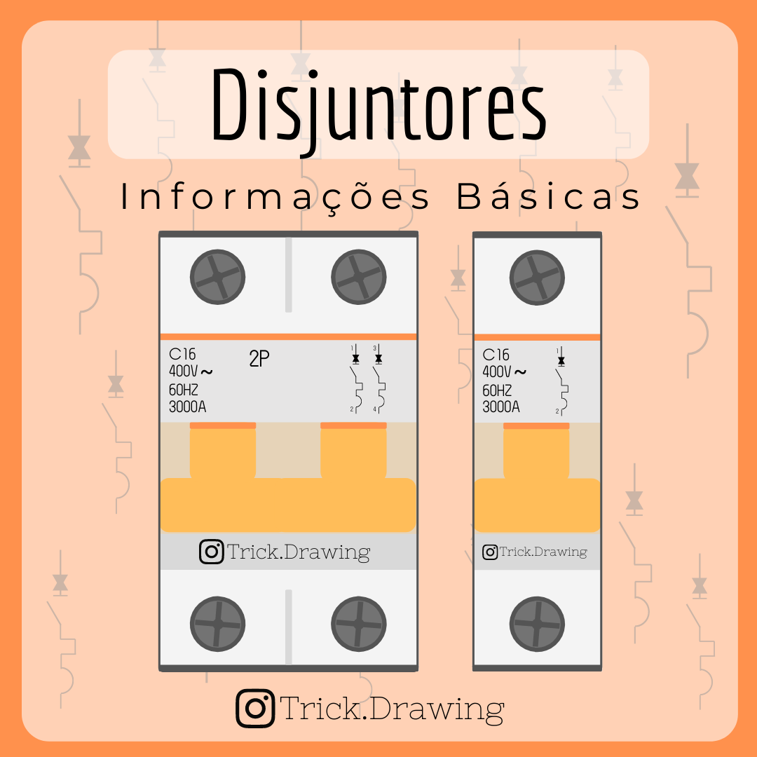 Disjuntores E Suas Curvas De Atuação - Instalações Elétricas Trick Drawing