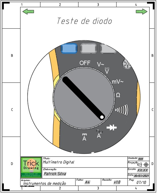 Aprenda A Usar O Multímetro Curso De Instalações Elétricas Trick Drawing 6037