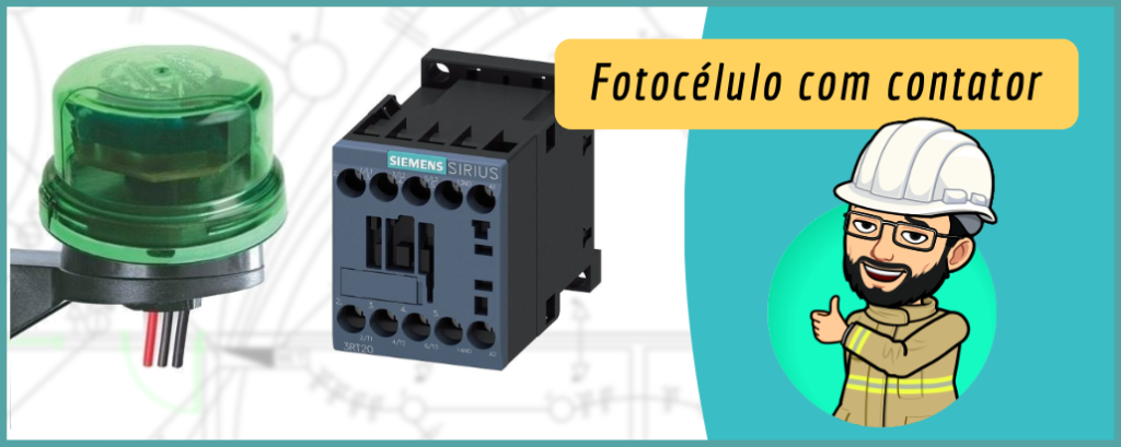 Fotoelétrico com contator