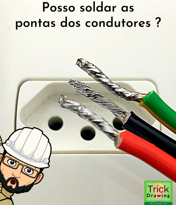 soldar terminações de condutores